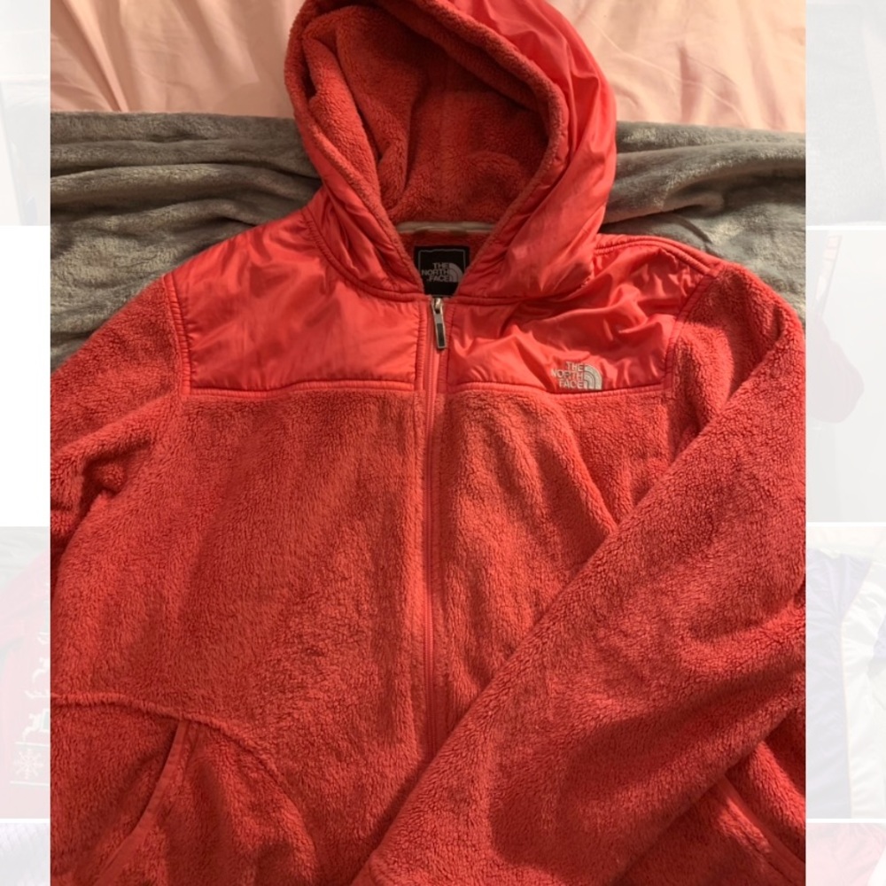Pink North Face Hoodie